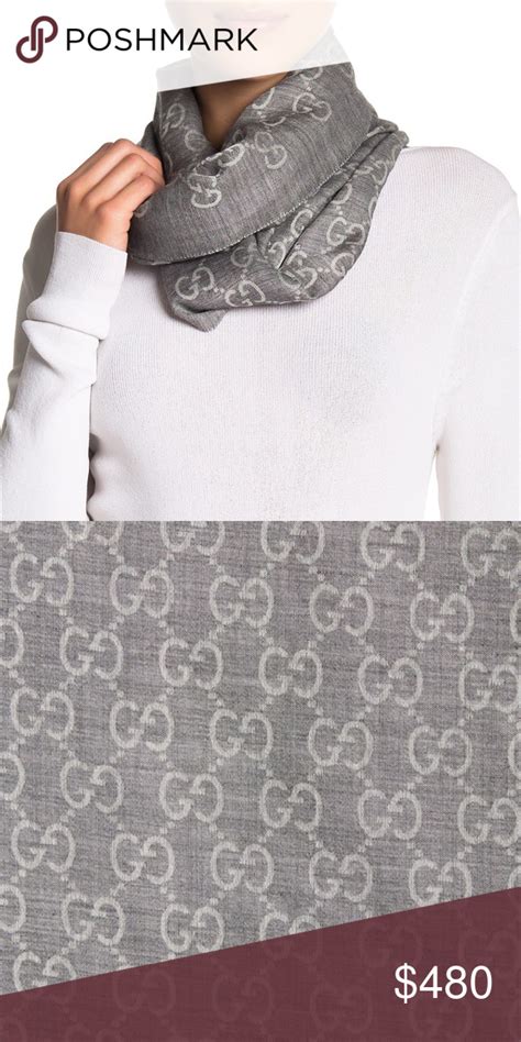 gucci logo wool blend scarf|Gucci Scarves and Wraps for Women .